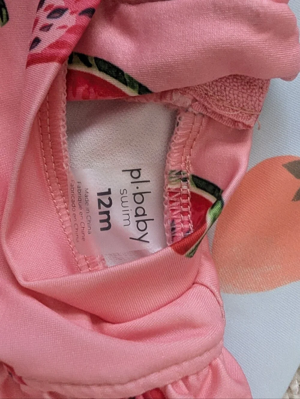 Bundle Of 2 Girls' Swimsuit  Long-Sleeve : Watermelon & Strawberry